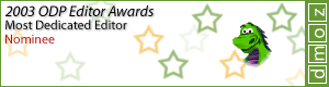 2003 Mozzie - Most Dedicated Editor - Nominee