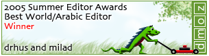 Best World/Arabic Editor Winner