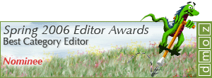 2006 Spring Mozzies Best Category Editor